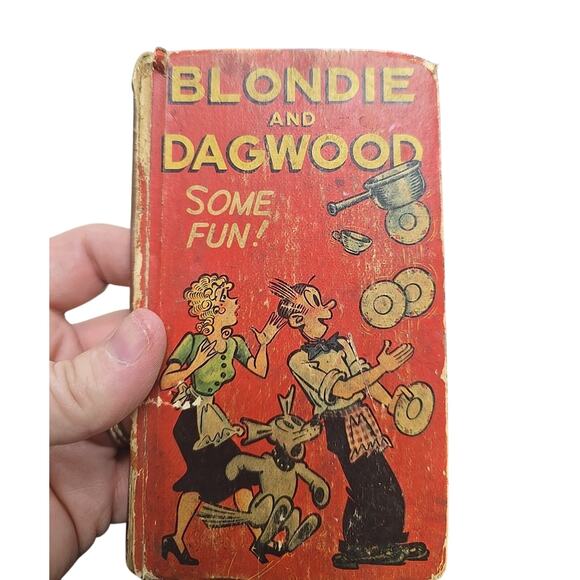 Vintage 1949 Blondie and Dagwood Some Fun! Ephemera Hardback Book #703-10 - Picture 1 of 6